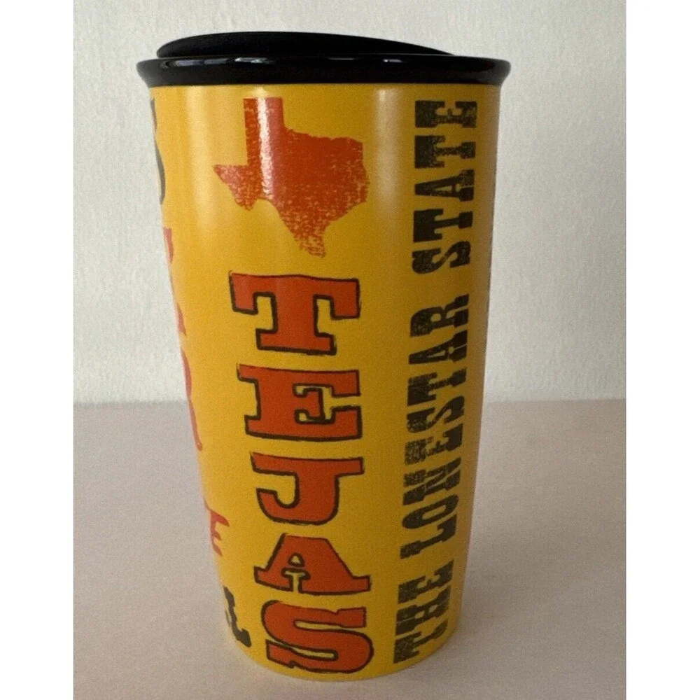 Starbucks Texas Lone Star State Ceramic Travel Mug